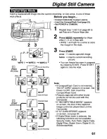 Предварительный просмотр 61 страницы Panasonic Palmcorder Palmsight PV-L759 Operating Manual