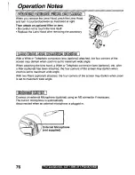 Предварительный просмотр 76 страницы Panasonic Palmcorder Palmsight PV-L759 Operating Manual