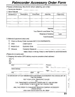 Предварительный просмотр 81 страницы Panasonic Palmcorder Palmsight PV-L759 Operating Manual