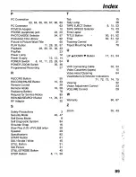 Предварительный просмотр 89 страницы Panasonic Palmcorder Palmsight PV-L759 Operating Manual