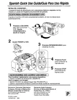 Предварительный просмотр 92 страницы Panasonic Palmcorder Palmsight PV-L759 Operating Manual