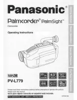 Panasonic Palmcorder PalmSight PV-L779 User Manual предпросмотр