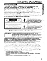 Предварительный просмотр 3 страницы Panasonic Palmcorder PalmSight PV-L779 User Manual