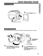 Предварительный просмотр 9 страницы Panasonic Palmcorder PalmSight PV-L779 User Manual