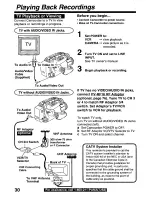 Предварительный просмотр 30 страницы Panasonic Palmcorder PalmSight PV-L779 User Manual