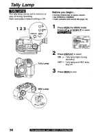 Предварительный просмотр 36 страницы Panasonic Palmcorder PalmSight PV-L779 User Manual