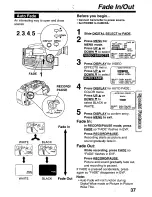 Предварительный просмотр 37 страницы Panasonic Palmcorder PalmSight PV-L779 User Manual