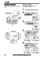 Предварительный просмотр 38 страницы Panasonic Palmcorder PalmSight PV-L779 User Manual