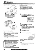 Предварительный просмотр 46 страницы Panasonic Palmcorder PalmSight PV-L779 User Manual