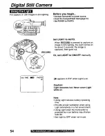 Предварительный просмотр 54 страницы Panasonic Palmcorder PalmSight PV-L779 User Manual