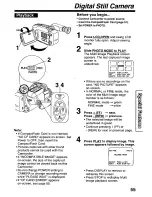 Предварительный просмотр 55 страницы Panasonic Palmcorder PalmSight PV-L779 User Manual