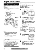 Предварительный просмотр 56 страницы Panasonic Palmcorder PalmSight PV-L779 User Manual