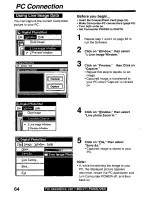 Предварительный просмотр 64 страницы Panasonic Palmcorder PalmSight PV-L779 User Manual