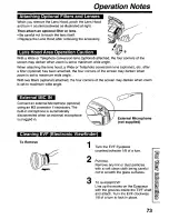 Предварительный просмотр 73 страницы Panasonic Palmcorder PalmSight PV-L779 User Manual