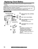 Предварительный просмотр 74 страницы Panasonic Palmcorder PalmSight PV-L779 User Manual