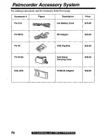 Предварительный просмотр 76 страницы Panasonic Palmcorder PalmSight PV-L779 User Manual