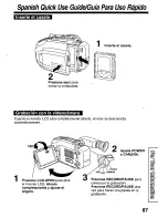 Предварительный просмотр 87 страницы Panasonic Palmcorder PalmSight PV-L779 User Manual