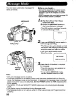 Предварительный просмотр 50 страницы Panasonic Palmcorder Palmsight PV-L858 Operating Manual