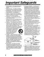 Preview for 4 page of Panasonic Palmcorder Palmsight PV-L859 Operating Manual