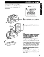 Предварительный просмотр 7 страницы Panasonic Palmcorder Palmsight PV-L958 Operating Manual