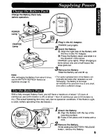 Предварительный просмотр 9 страницы Panasonic Palmcorder Palmsight PV-L958 Operating Manual