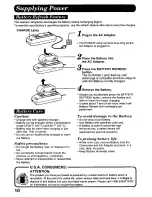 Предварительный просмотр 10 страницы Panasonic Palmcorder Palmsight PV-L958 Operating Manual