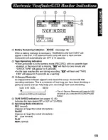 Предварительный просмотр 19 страницы Panasonic Palmcorder Palmsight PV-L958 Operating Manual