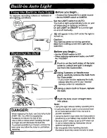 Предварительный просмотр 22 страницы Panasonic Palmcorder Palmsight PV-L958 Operating Manual