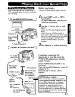 Предварительный просмотр 31 страницы Panasonic Palmcorder Palmsight PV-L958 Operating Manual