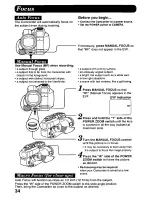 Предварительный просмотр 34 страницы Panasonic Palmcorder Palmsight PV-L958 Operating Manual