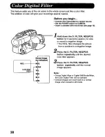 Предварительный просмотр 38 страницы Panasonic Palmcorder Palmsight PV-L958 Operating Manual