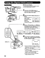 Предварительный просмотр 54 страницы Panasonic Palmcorder Palmsight PV-L958 Operating Manual