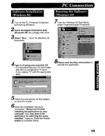 Предварительный просмотр 59 страницы Panasonic Palmcorder Palmsight PV-L958 Operating Manual