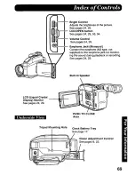 Предварительный просмотр 69 страницы Panasonic Palmcorder Palmsight PV-L958 Operating Manual