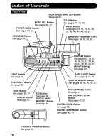 Предварительный просмотр 70 страницы Panasonic Palmcorder Palmsight PV-L958 Operating Manual