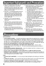 Preview for 4 page of Panasonic Palmcorder PV-23-K Operating Instructions Manual