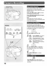 Preview for 18 page of Panasonic Palmcorder PV-23-K Operating Instructions Manual