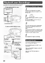 Preview for 22 page of Panasonic Palmcorder PV-23-K Operating Instructions Manual