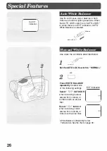 Предварительный просмотр 26 страницы Panasonic Palmcorder PV-23-K Operating Instructions Manual