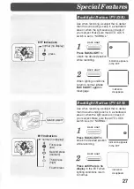 Предварительный просмотр 27 страницы Panasonic Palmcorder PV-23-K Operating Instructions Manual