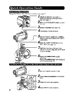 Preview for 6 page of Panasonic Palmcorder PV-A206 Operating Instructions Manual