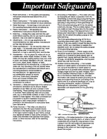 Предварительный просмотр 3 страницы Panasonic Palmcorder PV-A207 User Manual