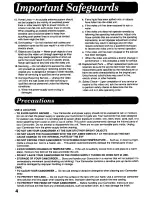 Предварительный просмотр 4 страницы Panasonic Palmcorder PV-A207 User Manual