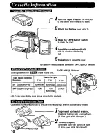 Предварительный просмотр 10 страницы Panasonic Palmcorder PV-A207 User Manual