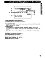 Предварительный просмотр 17 страницы Panasonic Palmcorder PV-A207 User Manual