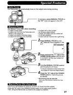 Предварительный просмотр 27 страницы Panasonic Palmcorder PV-A207 User Manual