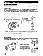 Предварительный просмотр 28 страницы Panasonic Palmcorder PV-A207 User Manual