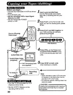 Предварительный просмотр 30 страницы Panasonic Palmcorder PV-A207 User Manual