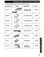 Предварительный просмотр 31 страницы Panasonic Palmcorder PV-A207 User Manual