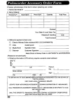 Предварительный просмотр 32 страницы Panasonic Palmcorder PV-A207 User Manual